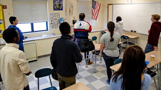 Chicago teacher fired for telling student to stand for Pledge of Allegiance - KIRO Seattle