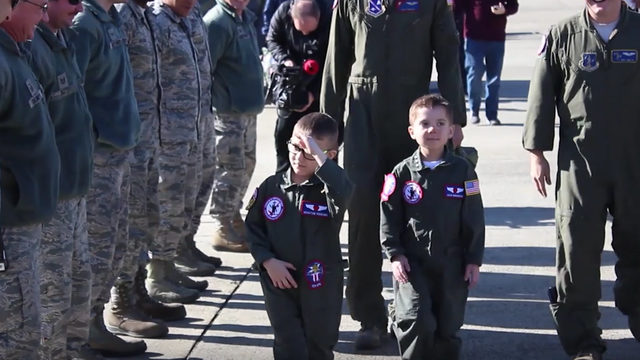 Boys, 6, who have beaten leukemia become â€˜pilots for the 