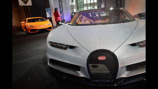 See Star Wars Cars 300k Vehicles At Atlanta Auto Show Wsb Tv A Bugatti R And Lamborghini Are Displayed Alonside Other Exotic Sports Cars Outside The Press Center At North American International Auto Show Naias