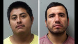 Yoni Martinez Aguilar, left, and Israel Gonzalez Palomino are charged with capital murder in the death of 13-year-old Mariah Feit Lopez, whose body was found in a wooded area of Madison County, Alabama on June 7, 2018.