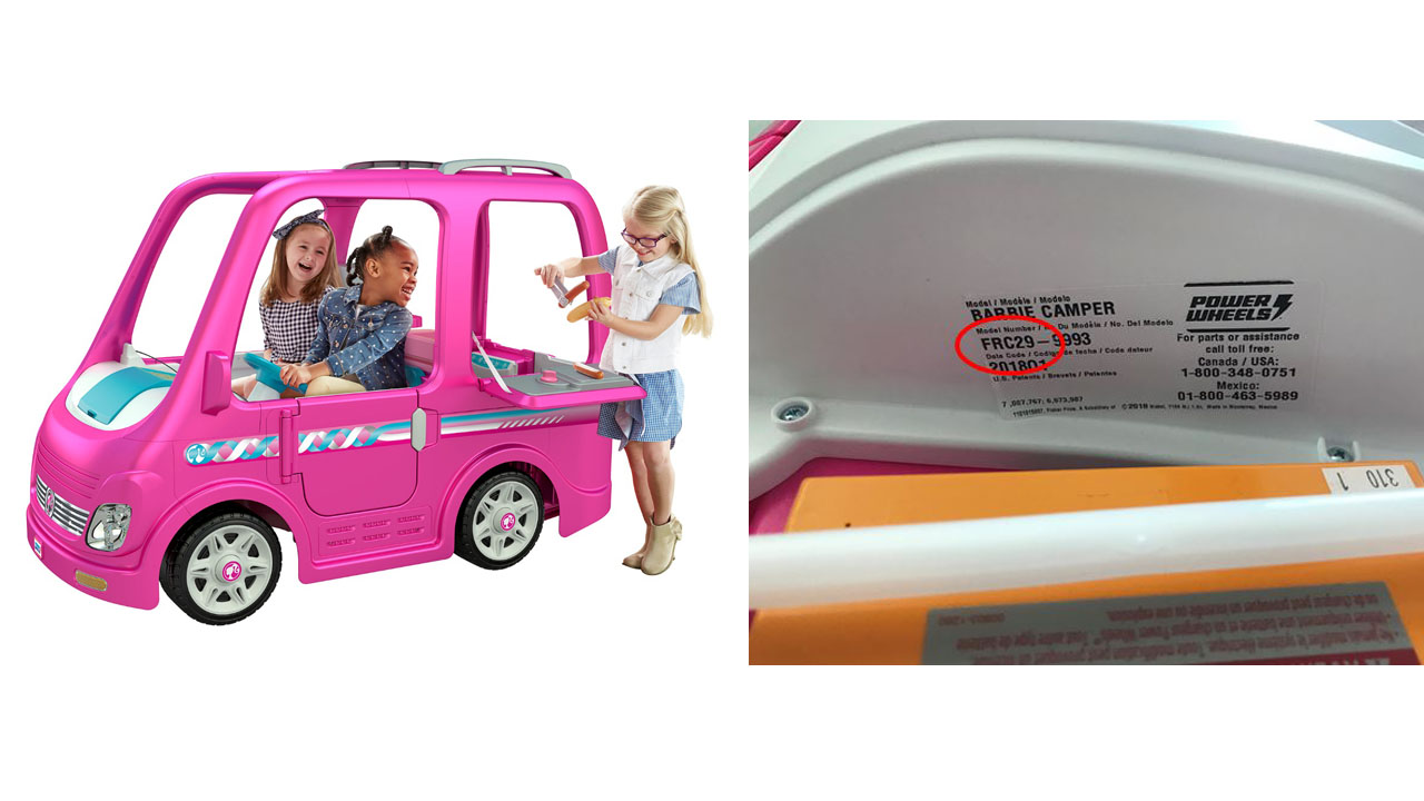 Hot power wheels barbie camper recall Store